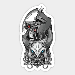 Grim Reaper Sticker